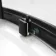 Hamburg Matt Black Easy Clean 8mm Quadrant Shower Enclosure 800x800mm - Easy Fix Feature