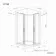 Hamburg Matt Black Easy Clean 8mm Offset Quadrant Shower Enclosure 1000x800mm - Easy Fix Feature