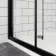 London Matt Black 6mm Bifold Shower Door 700mm