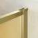 Munich Brushed Brass with Mesh Effect 8mm Wet Room Shower Glass Panel 800mm