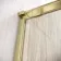 Lyon Brushed Brass 8mm Laminated Wet Room Shower Glass Panel with Gold Mesh Inlay 1000mm