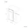 Prague Brushed Brass 8mm Soft-Closing Sliding Shower Door 1100mm