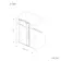 Prague Brushed Brass 8mm Soft-Closing Sliding Shower Door 1500mm