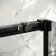 Lisbon Matt Black 8mm Soft-Closing Sliding Shower Door 1000mm