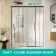 Lisbon Matt Black 8mm Soft-Closing Sliding Shower Door 1100mm