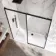 Lisbon Matt Black 8mm Soft-Closing Sliding Shower Door 1500mm