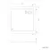 Cairo Square SMC Composite Shower Tray 900x900mm