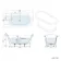 Mayfair 1500mm Freestanding Roll Top Slipper Bath