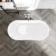 Mayfair 1500mm Inky Blue Freestanding Roll Top Slipper Bath