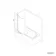 4mm P Shaped Bath Screen