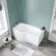 1500 Super Strength Reinforced Acrylic P Shaped Bath Front Panel