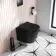 Boston Matt Black Quick Release Premium Soft Close Slim Toilet Seat