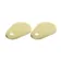 Brushed Brass Toilet Seat Teardrop Hinge Cover Caps