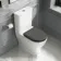 Kansas Traditional Graphite Grey Wooden Soft Close Seat