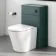 Detroit Matt Black Round Push Button for Cable Operated Concealed Cistern - Dia.48mm