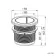 Arizona Chrome Pneumatic Concealed Cistern Push Button