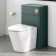 Arizona Brushed Brass Pneumatic Concealed Cistern Push Button