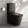 Kent Matt Black Quick Release Premium Soft Close Slim Seat