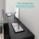 Olivia Black Framed Illuminated LED Mirror Cabinet With BLUETOOTH Speaker 710x500mm