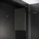 Mia Battery Powered Black Framed Illuminated LED Mirror Cabinet 710x600mm