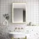 Mia Matt Brass Illuminated LED Mirror Cabinet 710x500mm