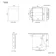 Esme Matt Black Recessed Mirror Cabinet 600x450mm