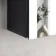 Selma Battery Powered Matt Black Illuminated LED Mirror Cabinet 700x500mm