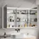Margot Illuminated LED Mirror Cabinet With BLUETOOTH Speaker & USB Port 700x1000mm