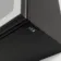 Esme Battery Powered Matt Black Illuminated LED Mirror Cabinet 700x800mm