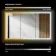 Willow Brushed Brass Illuminated LED Mirror Cabinet 700x1200mm