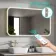 Willow Brushed Brass Illuminated LED Mirror Cabinet With BLUETOOTH Speaker & USB Port 700x1200mm