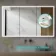 Margot Brushed Brass Illuminated LED Mirror Cabinet 700x500mm