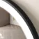Delilah Battery Powered Black Framed Round Illuminated LED Mirror 800mm