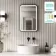 Mila Battery Powered Black Framed Illuminated LED Mirror 600x400mm