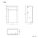 Bermuda Dove Grey Slimline Back To Wall Toilet Unit 500mm