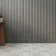 Trepanel Aqua 3D® Waterproof Grey Fluted Wall Panel 3 Pack (Covers 1.80 SQM)
