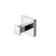 Isla chrome Square Robe Hook