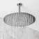 Ballina Premium Ceiling Chrome Round Thermostatic Set - 300mm Head, Hand Shower & Jets