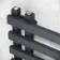 Palermo Electric Anthracite Designer Heated Towel Rail 1200x600mm
