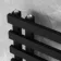 Palermo Electric Matt Black Designer Heated Towel Rail 800x600mm