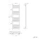 Barcelona Electric Brushed Brass Straight Heated Towel Rail 1400x400mm