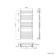 Santorini Electric Brushed Brass Flat Panel Heated Towel Rail 1400x600mm