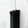 Stockholm Matt Black Easy Clean 8mm Frameless Sliding Shower Enclosure 1400x900mm