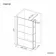 Munich Matt Black Grid 8mm Wet Room Shower Glass 1400mm & 250mm Pivotal Return Panel