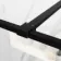 Munich Matt Black Grid 8mm Walk In Shower Enclosure 1200mm & 700mm Glass with Pivotal Return Panel