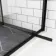 London Matt Black 6mm Pivot Shower Enclosure 1000x760mm