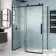 Oslo Matt Black Premium Easy Clean 8mm Sliding Shower Enclosure 1400x800mm
