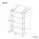 Munich Matt Black Grid 8mm Walk Through Wet Room Shower Glass Panel 1200mm & 250mm Return Panel