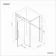 Helsinki Matt Black Premium Easy Clean 8mm Hinged Shower Enclosure 1100x800mm