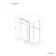 Prague Brushed Brass 8mm Sliding Shower Enclosure 1400x800mm